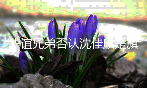 佳欣华谊旗下兄弟欣是艺人沈佳 沈是谁说了什么否认