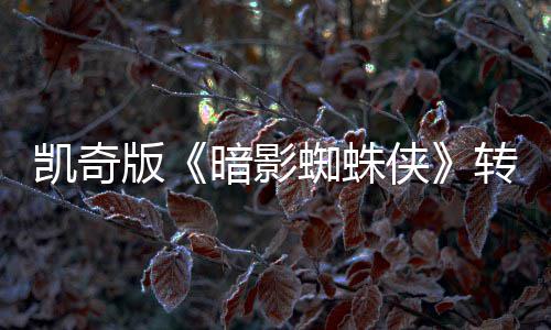 版提名将奖暗影艾美蜘蛛转战侠喜剧赛道凯奇