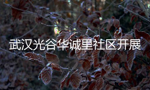 圾分华诚区开展垃动里社类宣武汉光谷传活