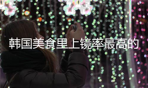 镜率年糕韩国韩美食最高的一道菜里上式辣